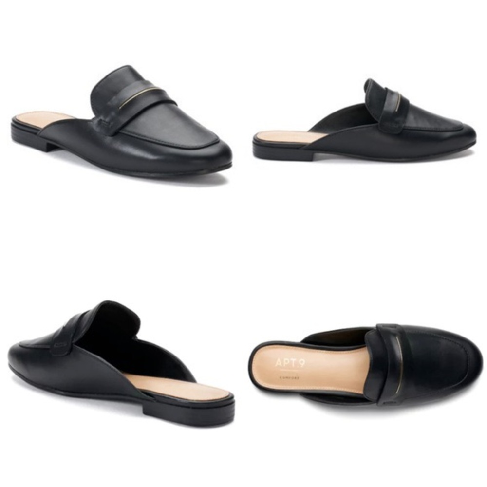 Apt 9 Black Mules